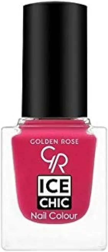 لاک ناخن گلدن رز مدل آیس شیک شماره 37، رنگ قرمز آلبالویی