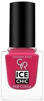 لاک ناخن گلدن رز مدل آیس شیک شماره 37، رنگ قرمز آلبالویی