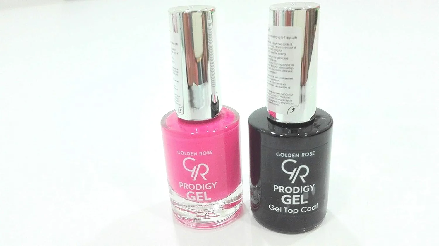 لاک ناخن ژلی گلدن رز مدل Prodigy Duo 12، ماندگاری تا 7 روز، بدون نیاز به لامپ UV، با جلوه ژل