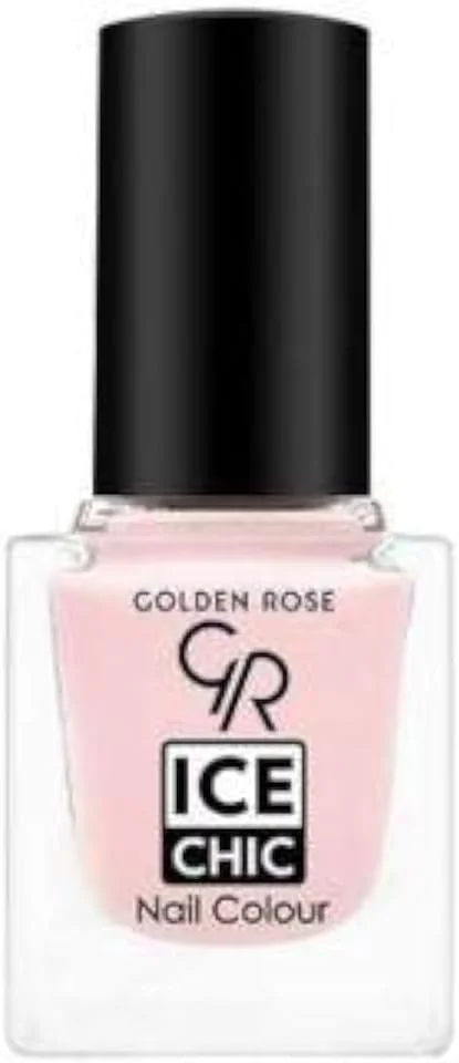 لاک ناخن گلدن رز آیس شیک شماره 06 رنگ صورتی روشن