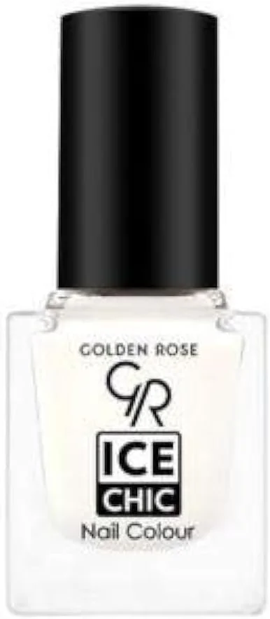 لاک ناخن گلدن رز آیس شیک شماره 04 - رنگ سفید