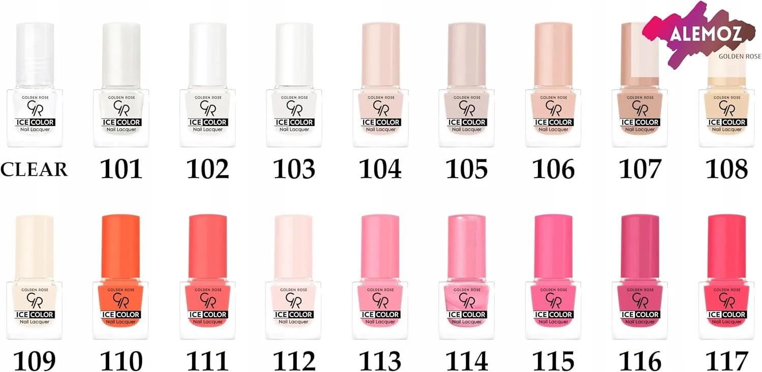 لاک ناخن گلدن رز مدل Ice Color شماره 119 لاک ناخن گلدن رز مدل Ice Color شماره 119