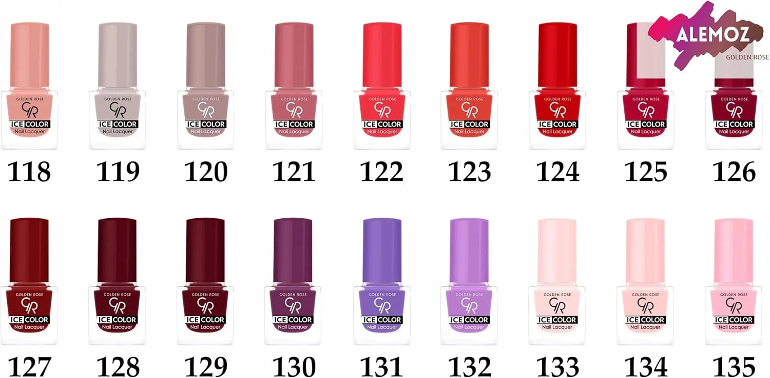 لاک ناخن گلدن رز مدل Ice Color شماره ۱۰۳