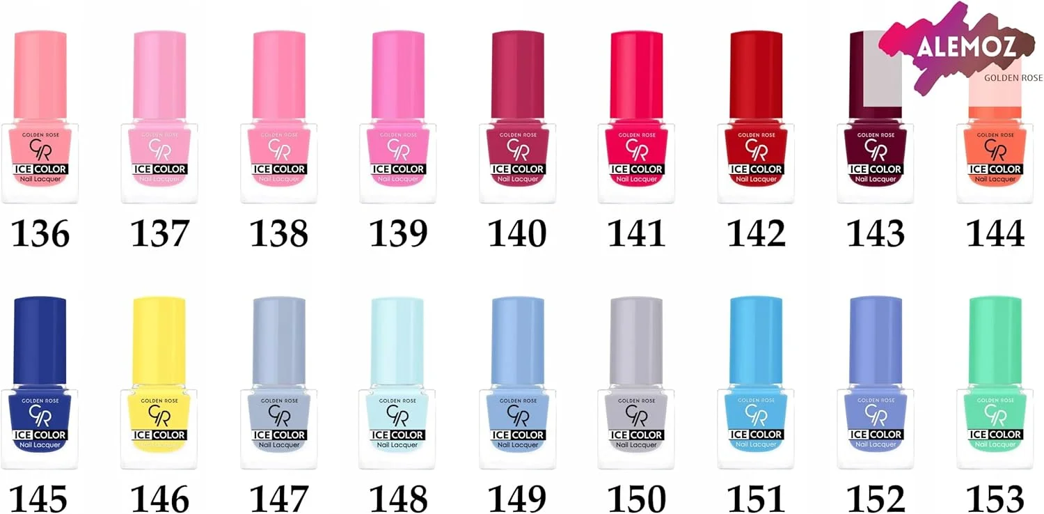 لاک ناخن گلدن رز مدل Ice Color شماره ۱۰۳