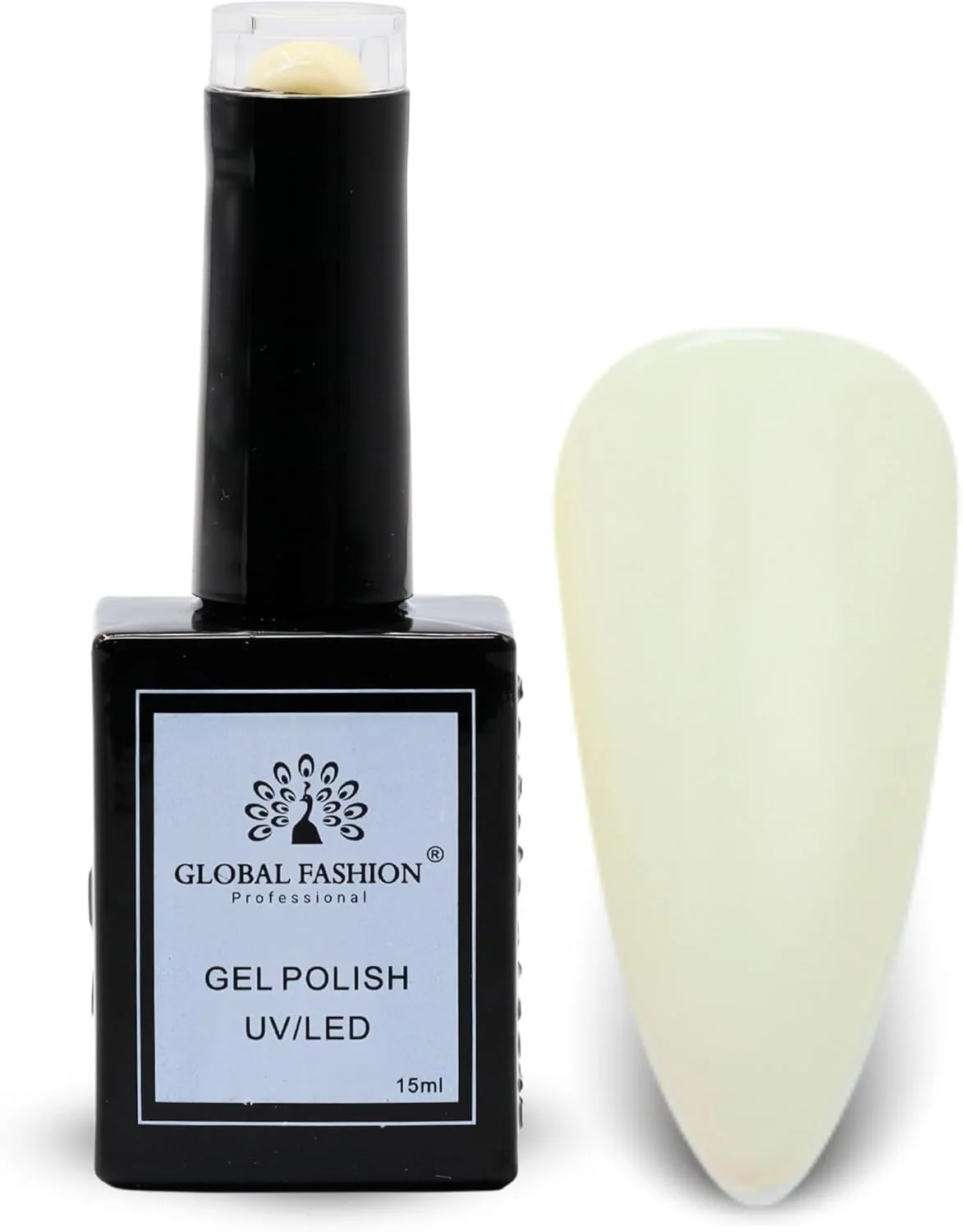 مجموعه رنگ های ظریف سفید جهانی فشن (31–36) – 6 رنگ بادوام، براق و مقاوم در برابر لب پر شدن برای نوجوانان و متخصصان – کیت لاک ژل ناخن UV/LED (34-مارمولک شاخدار-1 عدد، 15 میلی لیتر)