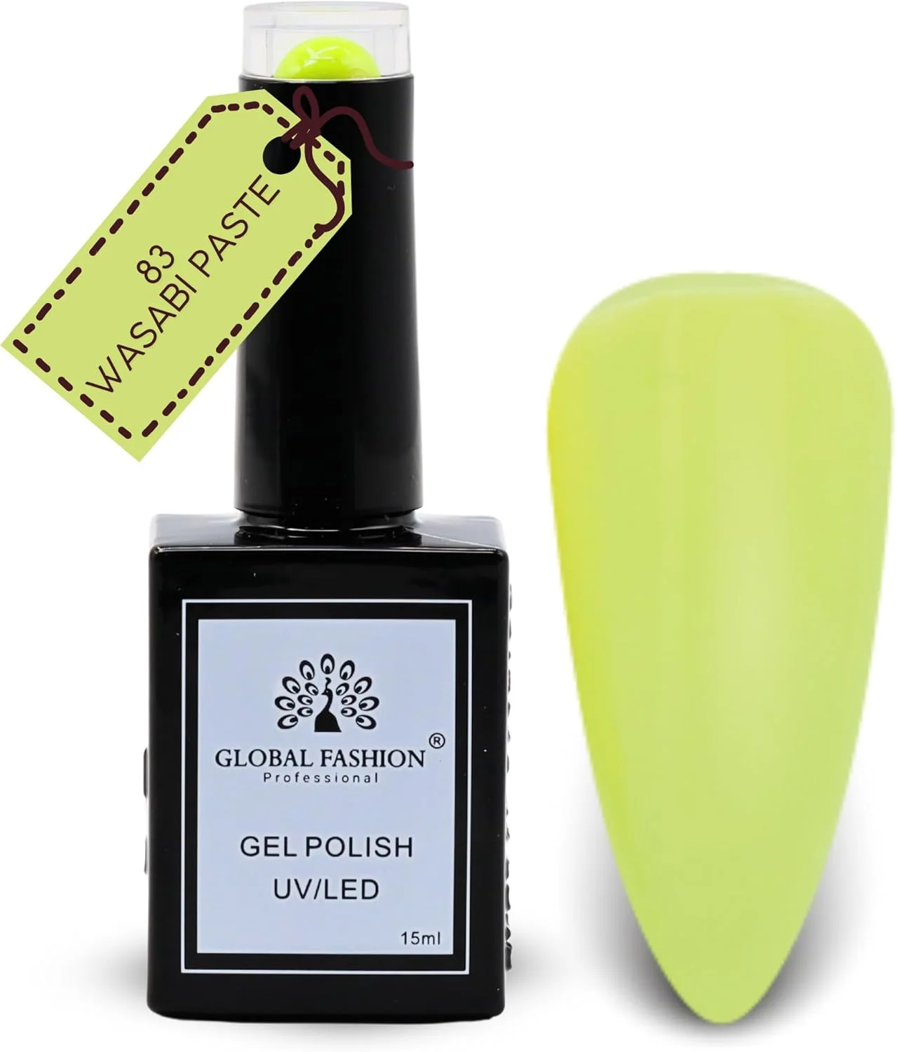 ست لاک ژل کالکشن لحظات موکا گلوبال فشن (79–84) – 6 رنگ بادوام، براق و مقاوم در برابر لب پر شدن برای نوجوانان و حرفه ای ها – کیت لاک ژل یو وی/ال ای دی (83-خمیر واسابی-1p، 15ml)