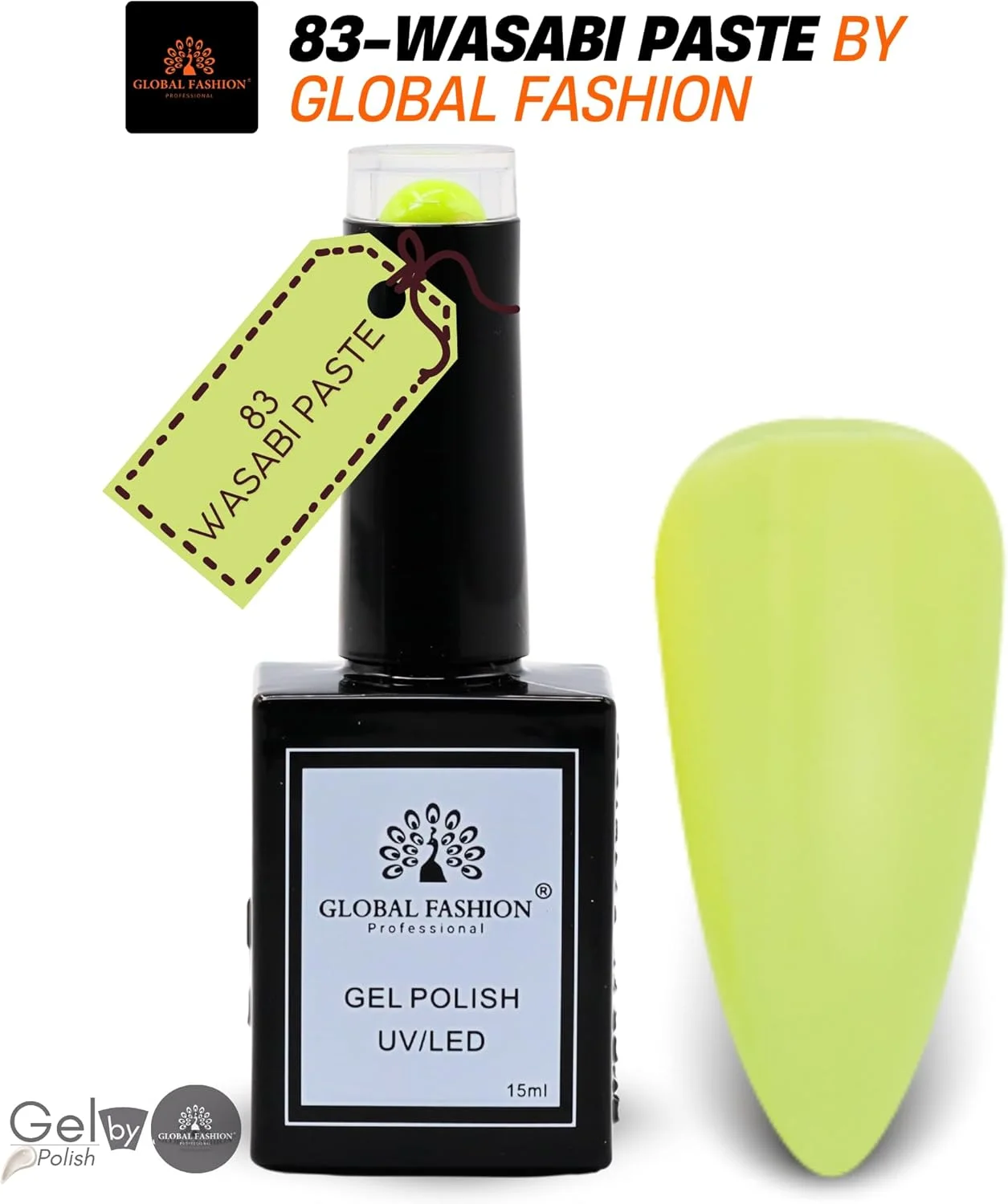 ست لاک ژل کالکشن لحظات موکا گلوبال فشن (79–84) – 6 رنگ بادوام، براق و مقاوم در برابر لب پر شدن برای نوجوانان و حرفه ای ها – کیت لاک ژل یو وی/ال ای دی (83-خمیر واسابی-1p، 15ml)