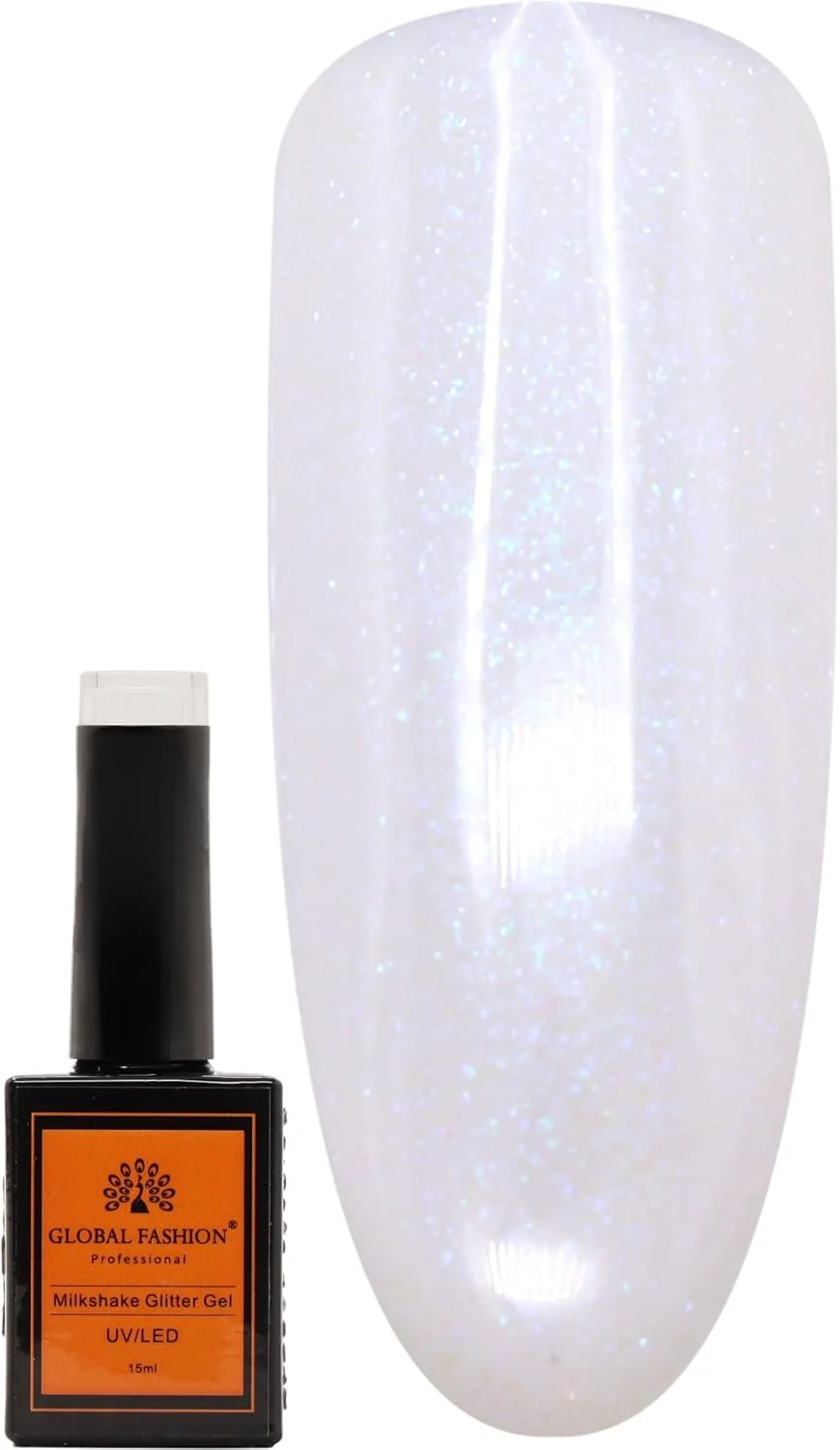 لاک ژل اکلیلی میلک شیک 15 میل از گلوبال فشن - ماندگاری طولانی، تغییر رنگ، طراحی حرفه ای ناخن، ژل خیساندنی UV/LED، استفاده آسان، مانیکور با کیفیت سالن | (257، 15 میل)