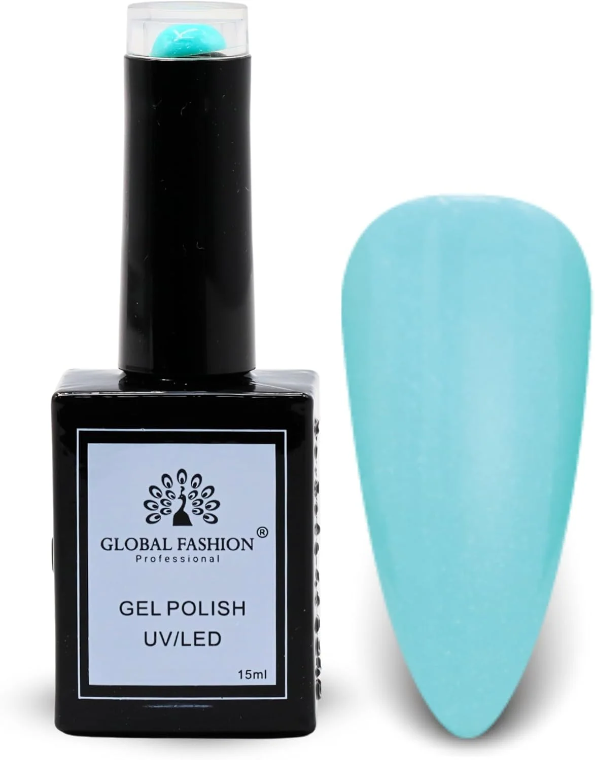 مجموعه ظرافت خاکی گلوبال فشن (127–132) – 6 رنگ بادوام، براق و مقاوم در برابر لب پر شدن برای نوجوانان و متخصصان – لاک ژل ناخن قابل برداشت با UV/LED (129-Tanager Turquoise Shimmer-1p, 15ml)