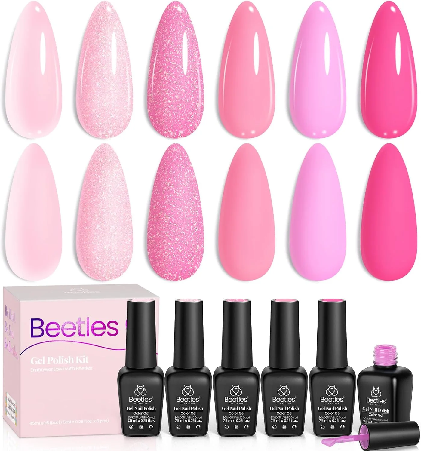 لاک ژل ناخن صورتی بیتلز، 6 رنگ صورتی براق، صورتی روشن، ژله ای صورتی، لاک ژل خیساندنی، قابل خشک شدن با UV LED، طراحی ناخن، سالن، خانه، مانیکور DIY، هدیه لاک ژل ناخن صورتی بیتلز، 6 رنگ صورتی براق، صورتی روشن، ژله ای صورتی، لاک ژل خیساندنی، قابل خشک شدن با UV LED، طراحی ناخن، سالن، خانه، مانیکور DIY، هدیه