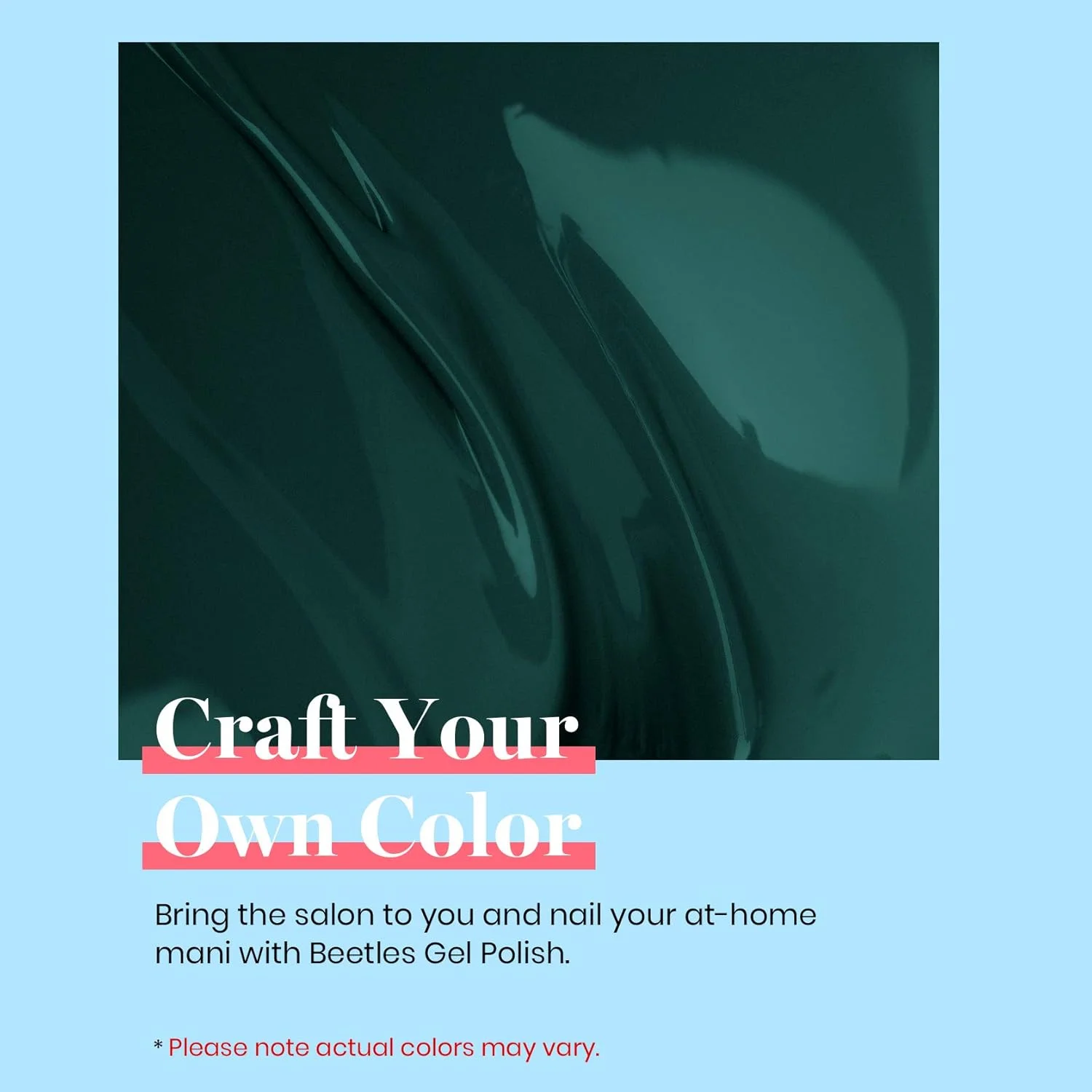 لاک ژل ناخن بیتلز، رنگ سبز زمردی اما، قابل برداشتن با خیساندن، مناسب لامپ LED - حجم: 15 میلی لیتر