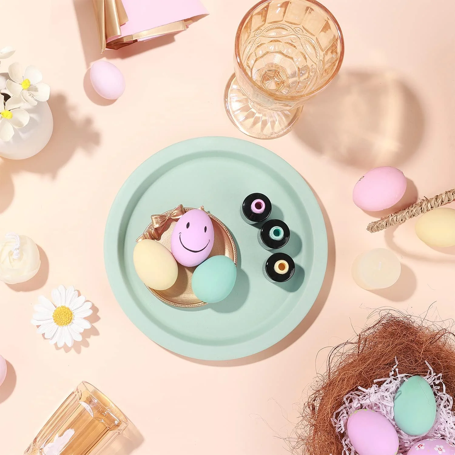 لاک ژل ناخن - رنگ های پاستلی تک شاخ بنفش صورتی آبی زرد مجموعه لاک ناخن طراحی ناخن خیساندن لامپ UV ناخن