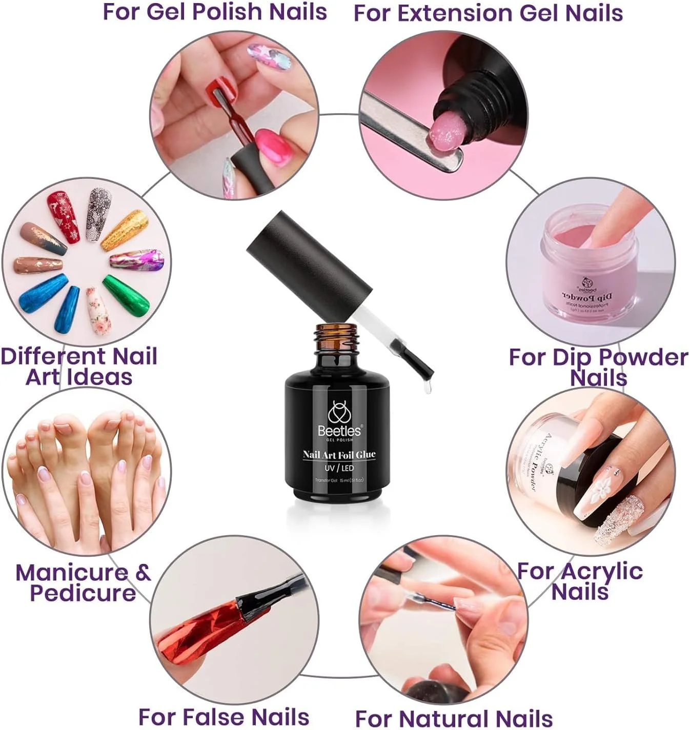 چسب فویل طراحی ناخن ژلی برای استیکرهای فویلی، چسب انتقال طراحی ناخن 15 میلی لیتر، مناسب برای مانیکور و طراحی ناخن، نیازمند لامپ LED، قابلیت خیساندن چسب فویل طراحی ناخن ژلی برای استیکرهای فویلی، چسب انتقال طراحی ناخن 15 میلی لیتر، مناسب برای مانیکور و طراحی ناخن، نیازمند لامپ LED، قابلیت خیساندن