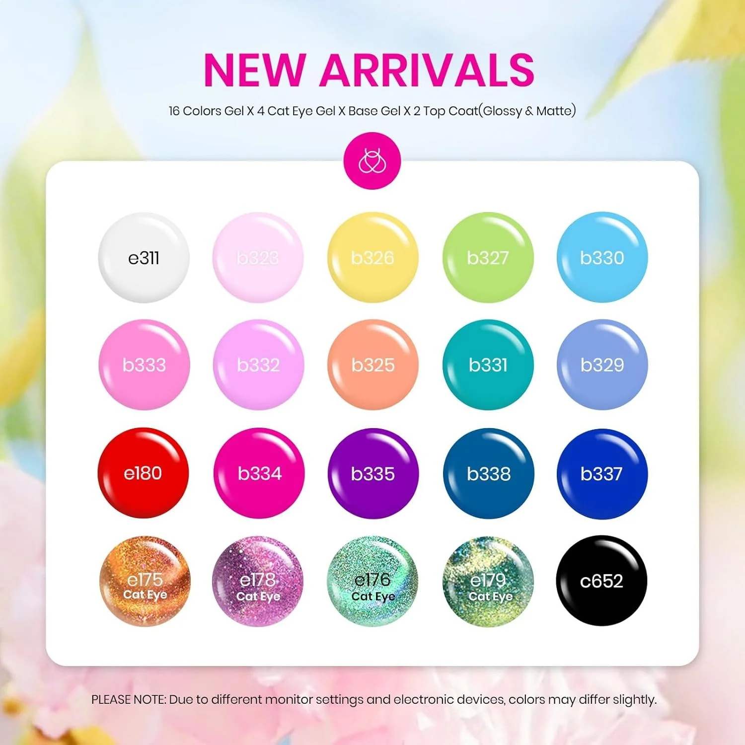 مجموعه لاک ژل ناخن بیتلز - کیت لاک ژل چشم گربه ای پادشاهی جادویی، 20 رنگ صورتی روشن آبی سفید مشکی سبز بنفش پاستلی، خیساندن LED UV با 3 عدد لاک پایه و رویه، هدیه ناخن تعطیلات برای زنان مجموعه لاک ژل ناخن بیتلز - کیت لاک ژل چشم گربه ای پادشاهی جادویی، 20 رنگ صورتی روشن آبی سفید مشکی سبز بنفش پاستلی، خیساندن LED UV با 3 عدد لاک پایه و رویه، هدیه ناخن تعطیلات برای زنان