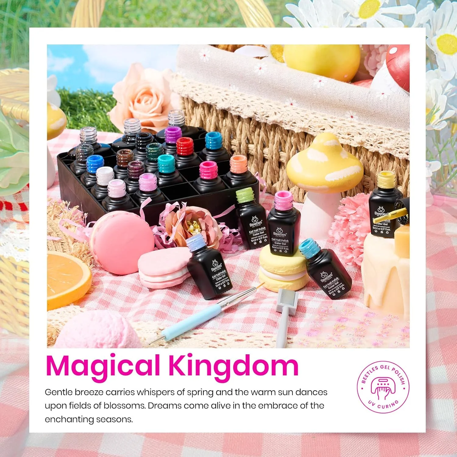 مجموعه لاک ژل ناخن بیتلز - کیت لاک ژل چشم گربه ای پادشاهی جادویی، 20 رنگ صورتی روشن آبی سفید مشکی سبز بنفش پاستلی، خیساندن LED UV با 3 عدد لاک پایه و رویه، هدیه ناخن تعطیلات برای زنان مجموعه لاک ژل ناخن بیتلز - کیت لاک ژل چشم گربه ای پادشاهی جادویی، 20 رنگ صورتی روشن آبی سفید مشکی سبز بنفش پاستلی، خیساندن LED UV با 3 عدد لاک پایه و رویه، هدیه ناخن تعطیلات برای زنان