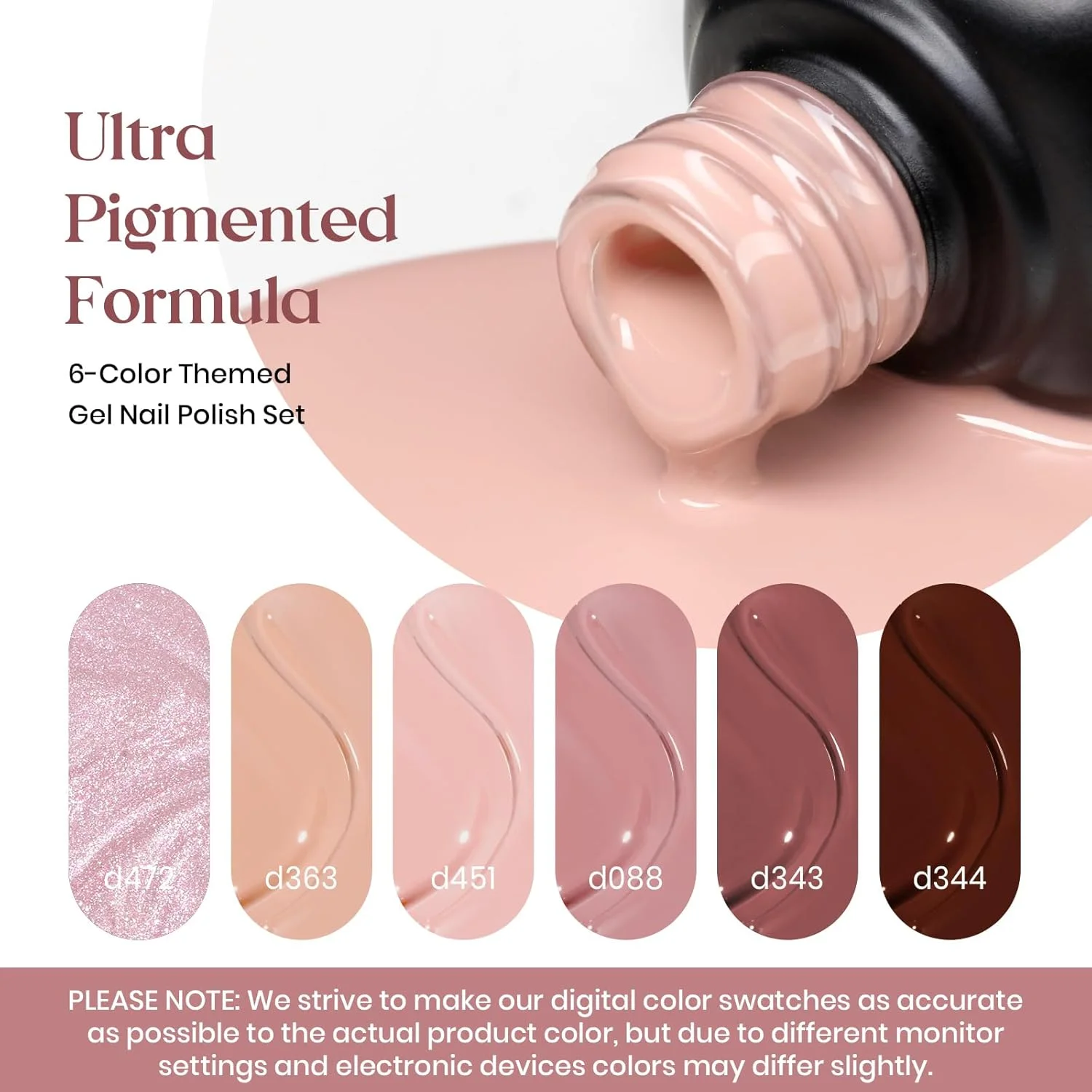 لاک ژل ناخن، مجموعه 6 رنگ اکلیلی قهوه ای، صورتی خنثی، برای ناخن، غوطه وری UV، نیاز به لامپ LED، طراحی هنری، رنگ پوست، هدیه DIY لاک ژل ناخن، مجموعه 6 رنگ اکلیلی قهوه ای، صورتی خنثی، برای ناخن، غوطه وری UV، نیاز به لامپ LED، طراحی هنری، رنگ پوست، هدیه DIY