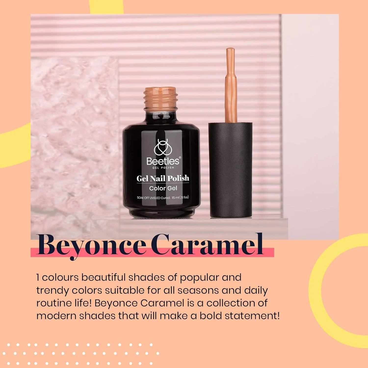 لاک ژل بیتلز، رنگ کاراملی بیانسه، 15 میلی لیتر، لاک ژل ناخن قهوه ای، لاک ژل قابل برداشتن با خیساندن، مناسب برای دستگاه LED، مناسب طراحی ناخن، مانیکور، سالن، استفاده شخصی در منزل، ژل کریسمس، 15 میلی لیتر لاک ژل بیتلز، رنگ کاراملی بیانسه، 15 میلی لیتر، لاک ژل ناخن قهوه ای، لاک ژل قابل برداشتن با خیساندن، مناسب برای دستگاه LED، مناسب طراحی ناخن، مانیکور، سالن، استفاده شخصی در منزل، ژل کریسمس، 15 میلی لیتر