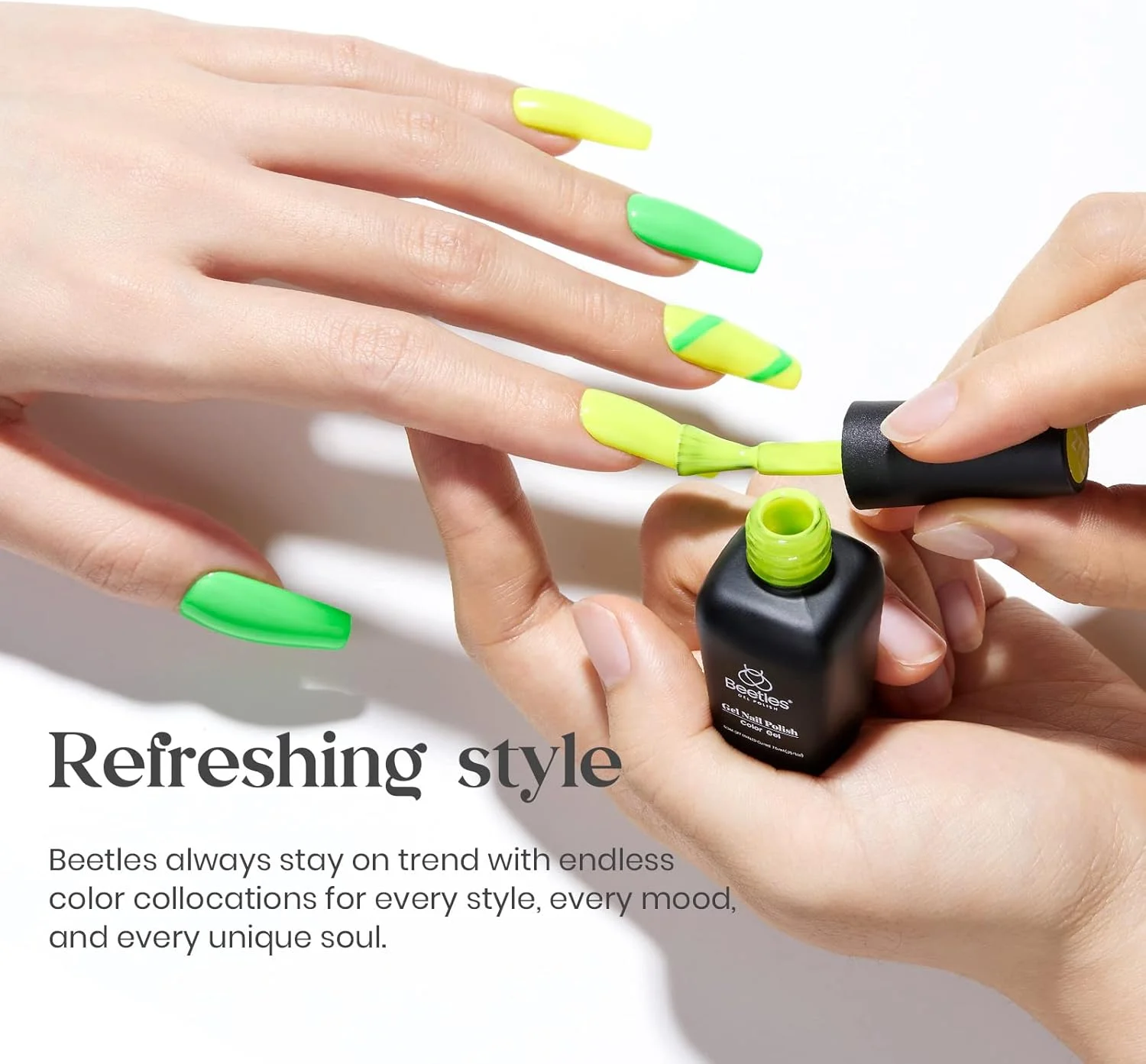 مجموعه لاک ژل نئون سوسک ها، نارنجی نئون، صورتی جیغ، آبی، زرد، سبز، بنفش، 6 رنگ لاک ژل یو وی ال ای دی، 7.3 میلی لیتر هر بطری، پاییزی فلورسنت مجموعه لاک ژل نئون سوسک ها، نارنجی نئون، صورتی جیغ، آبی، زرد، سبز، بنفش، 6 رنگ لاک ژل یو وی ال ای دی، 7.3 میلی لیتر هر بطری، پاییزی فلورسنت