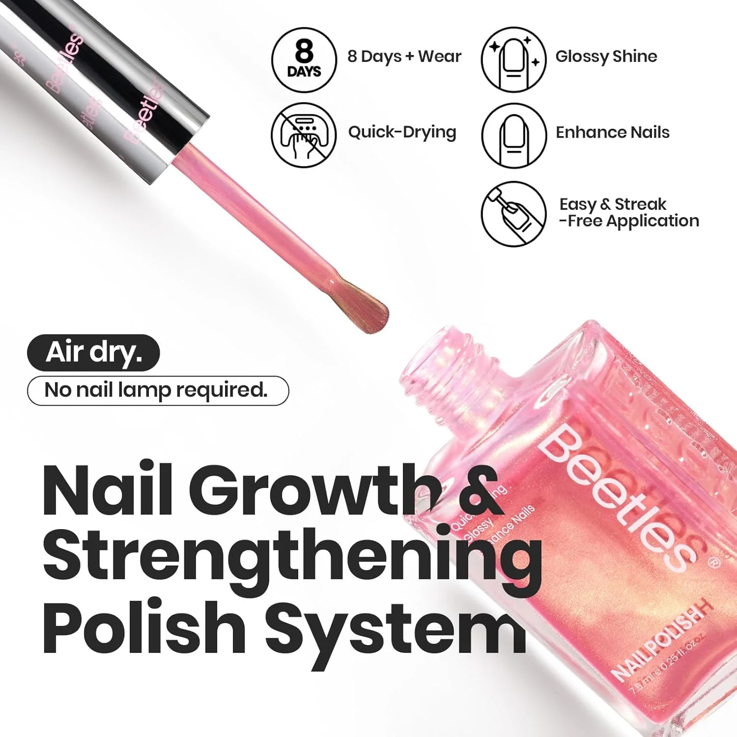 مجموعه لاک ناخن مرواریدی Beetles، درخشش پری دریایی، 6 رنگ براق صورتی بنفش مرواریدی، خشک شدن سریع، ماندگاری طولانی، هدیه مانیکور DIY برای دختران و زنان، تقویت کننده ناخن مجموعه لاک ناخن مرواریدی Beetles، درخشش پری دریایی، 6 رنگ براق صورتی بنفش مرواریدی، خشک شدن سریع، ماندگاری طولانی، هدیه مانیکور DIY برای دختران و زنان، تقویت کننده ناخن