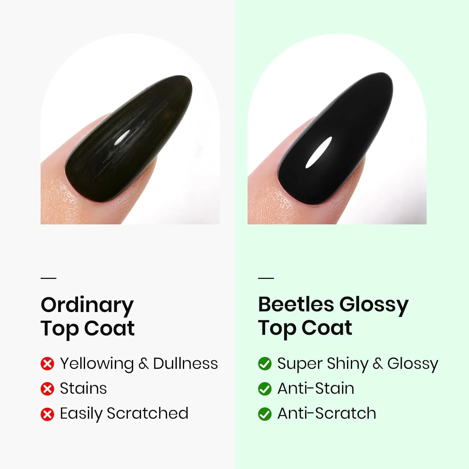 مجموعه لاک ژل بیس و تاپ کت 15 میلی لیتری 2 عددی Beetles - تاپ کت براق کننده فوق العاده بدون نیاز به دستمال برای لاک ژل، نیاز به لامپ UV/LED، لوازم ضروری برای مانیکور بادوام کیت هالووین مجموعه لاک ژل بیس و تاپ کت 15 میلی لیتری 2 عددی Beetles - تاپ کت براق کننده فوق العاده بدون نیاز به دستمال برای لاک ژل، نیاز به لامپ UV/LED، لوازم ضروری برای مانیکور بادوام کیت هالووین