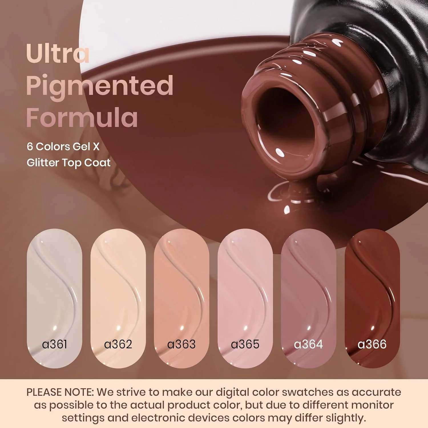 ست لاک ژل ناخن بیتلز، مجموعه 6 رنگ پوست، لاک ژل قهوه ای برهنه، صورتی خنثی، خیساندن، نیاز به لامپ ال ای دی UV، مانیکور DIY هدیه خانگی برای دختران ست لاک ژل ناخن بیتلز، مجموعه 6 رنگ پوست، لاک ژل قهوه ای برهنه، صورتی خنثی، خیساندن، نیاز به لامپ ال ای دی UV، مانیکور DIY هدیه خانگی برای دختران