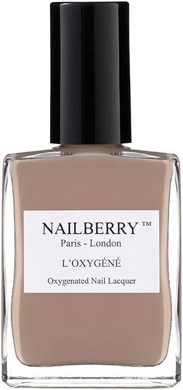 لاک ناخن اکسیژنه Nailberry L'Oxygéné | رنگ Honesty، 15 میلی لیتر | لاک برای مانیکور سالم تر و رنگ ماندگار | فاقد 12 ماده مضر، وگان، حلال، بدون تست حیوانی و فاقد گلوتن