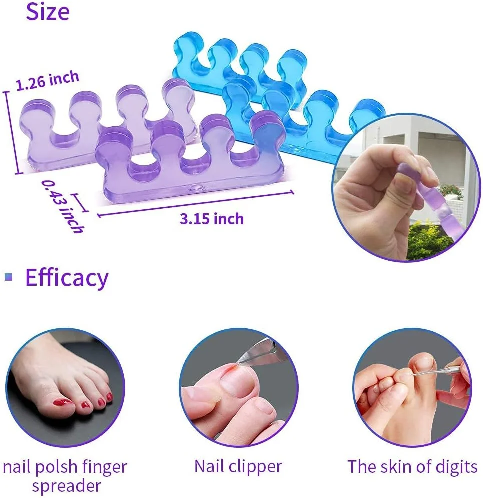 جدا کننده انگشتان پا KASTWAVE، جدا کننده انگشتان پا برای لاک ناخن، جدا کننده انگشتان پا برای جداسازی ناخن های پا و همچنین تسکین علائم انحراف شست پا. جدا کننده انگشتان پا KASTWAVE، جدا کننده انگشتان پا برای لاک ناخن، جدا کننده انگشتان پا برای جداسازی ناخن های پا و همچنین تسکین علائم انحراف شست پا.