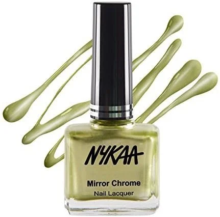لاک ناخن کروم آینه ای نیکا - سبز الکتریکی آرورا (شماره 179) (9 میلی لیتر)