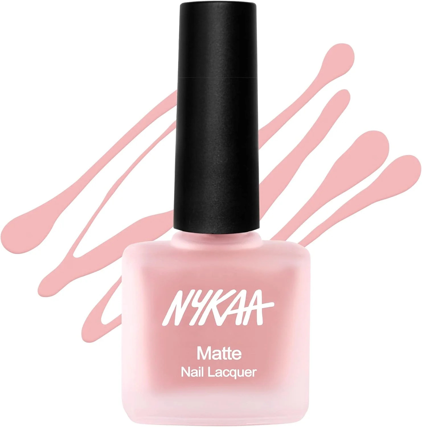 لاک ناخن مات نیکا - (چین صورتی 152) - رنگ صورتی - لاک ناخن با رنگ ماندگار، رنگدانه غنی، استفاده با یک حرکت (9 میلی لیتر)