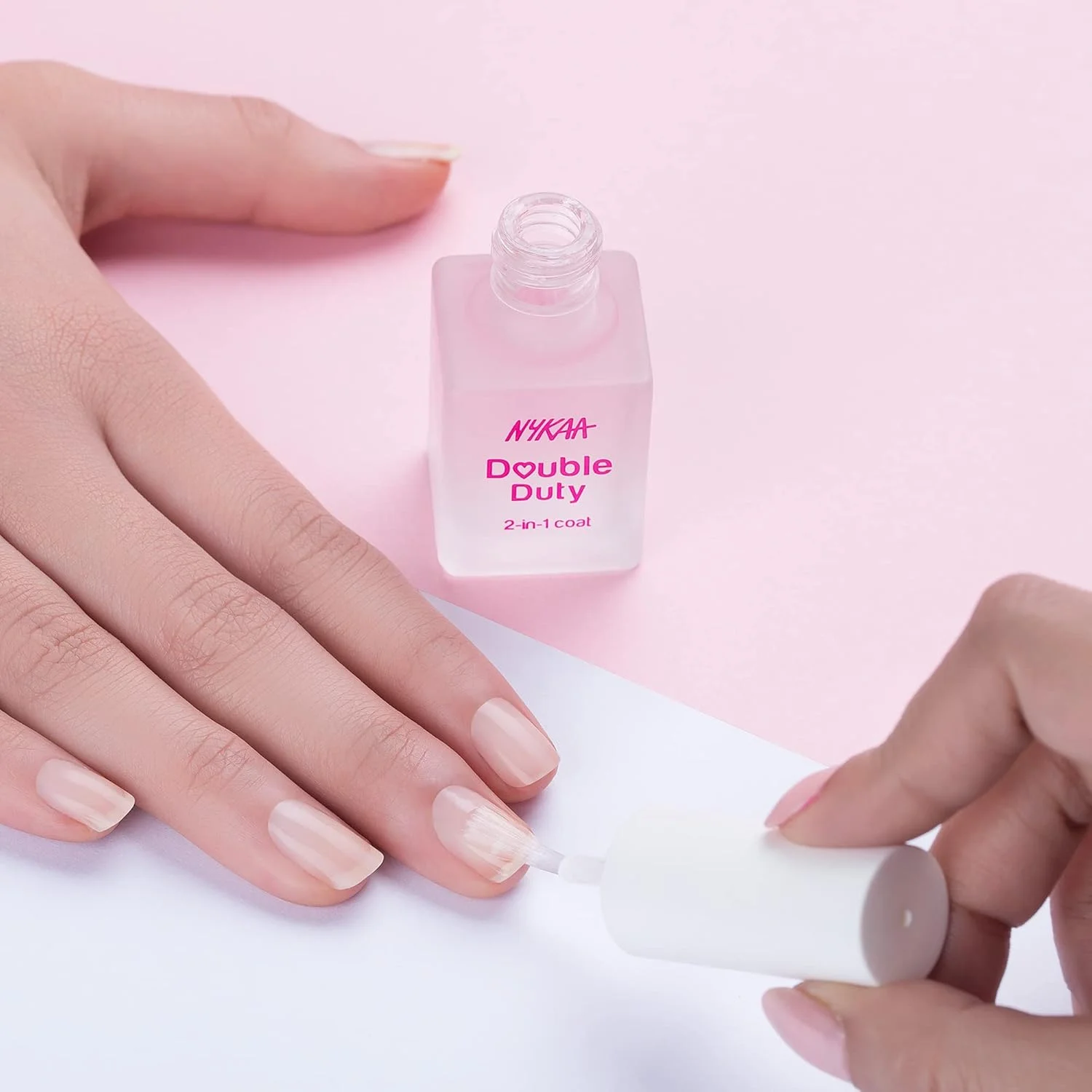 لاک ناخن دوکاره نیکا، پوشش پایه یا رویه برای مانیکور و پرداخت بی نظیر