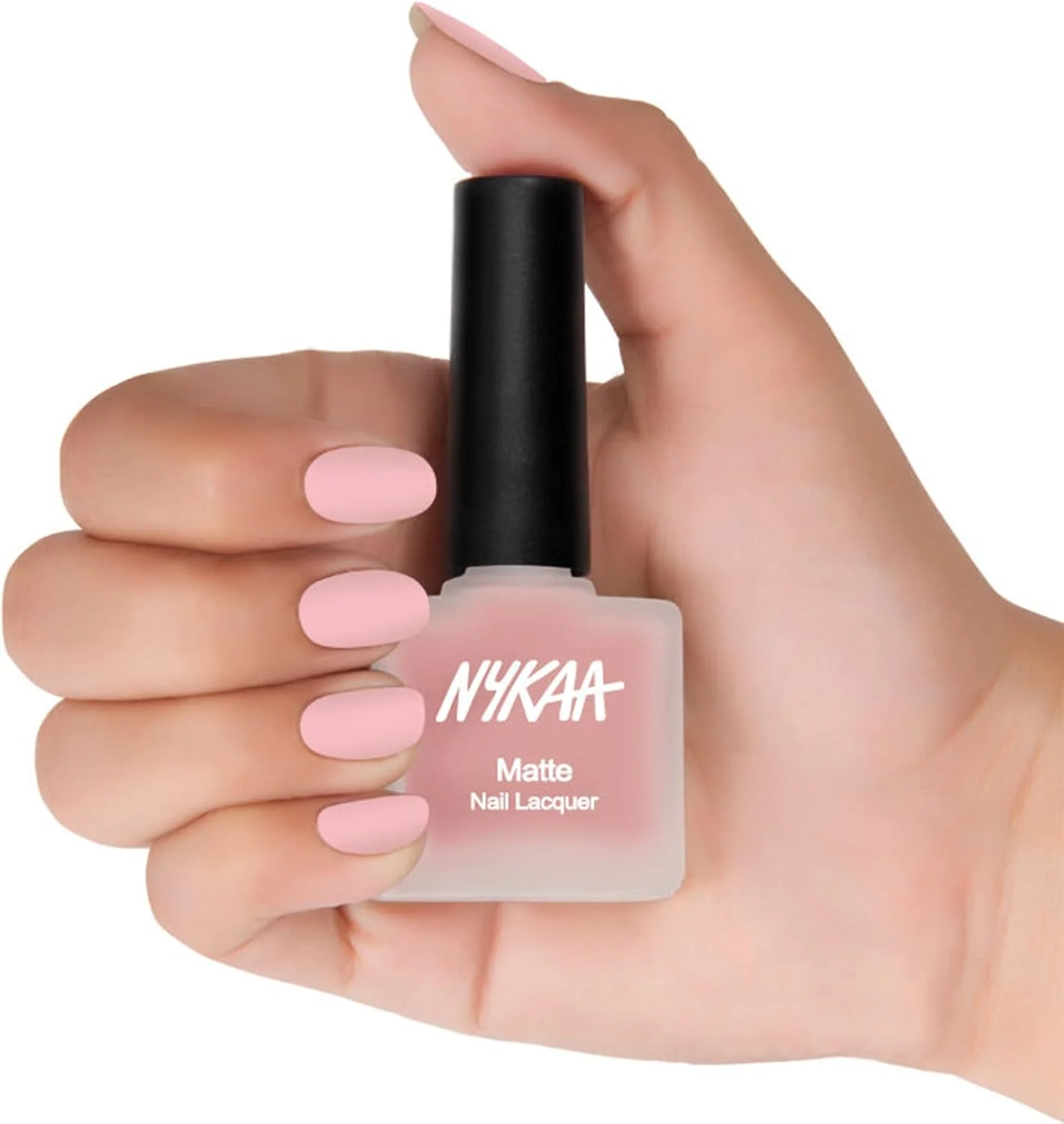 لاک ناخن مات نیکا - (چین صورتی 152) - رنگ صورتی - لاک ناخن با رنگ ماندگار، رنگدانه غنی، استفاده با یک حرکت (9 میلی لیتر)