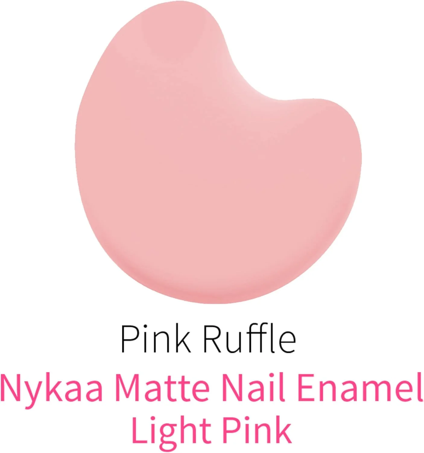 لاک ناخن مات نیکا - (چین صورتی 152) - رنگ صورتی - لاک ناخن با رنگ ماندگار، رنگدانه غنی، استفاده با یک حرکت (9 میلی لیتر)