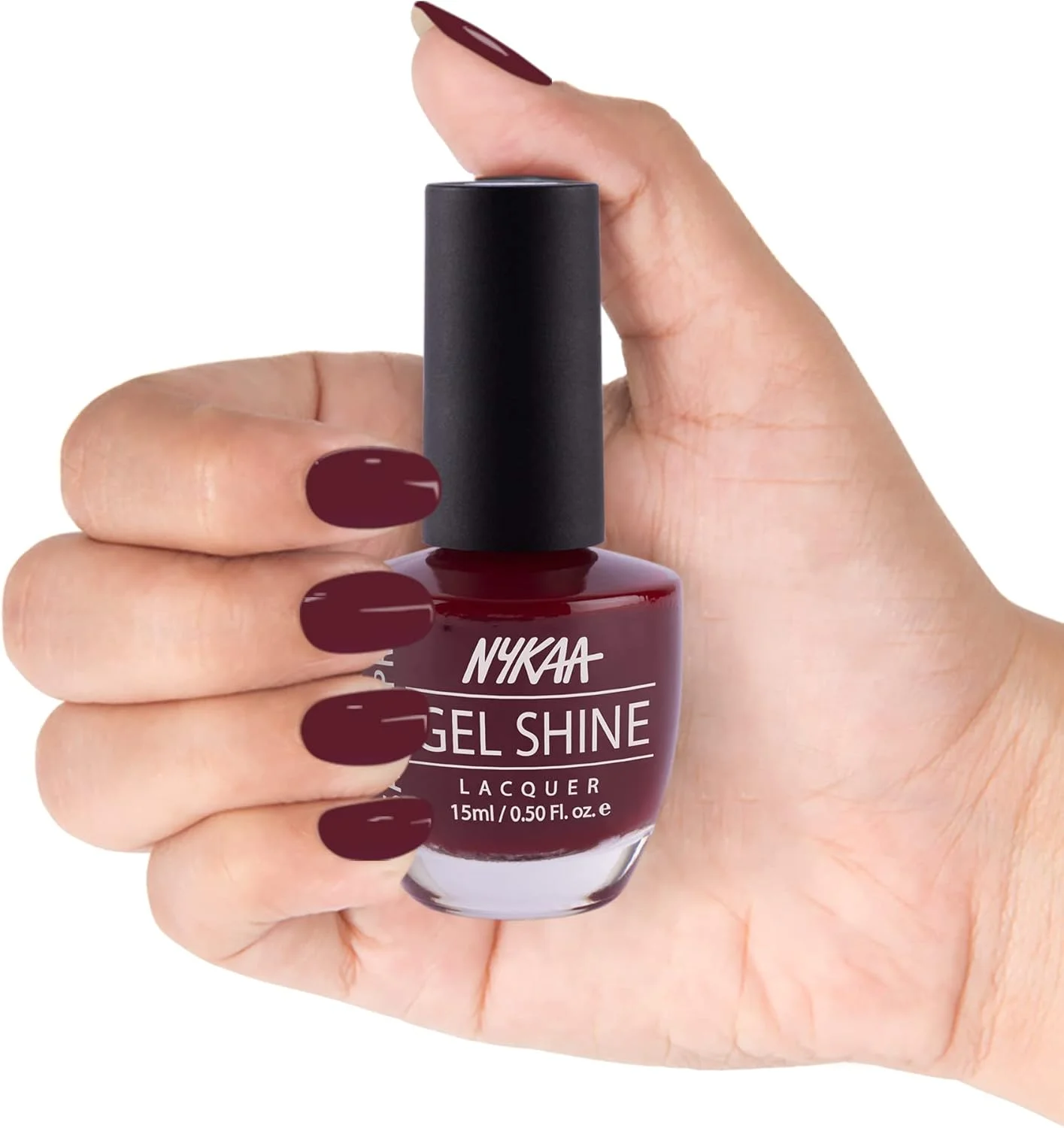 لاک ناخن ژلی براق سالنی نیکه با رنگ ماندگار، رنگدانه غنی و استفاده آسان با یک ضربه (15 میلی لیتر) (ادویه مراکشی 205)