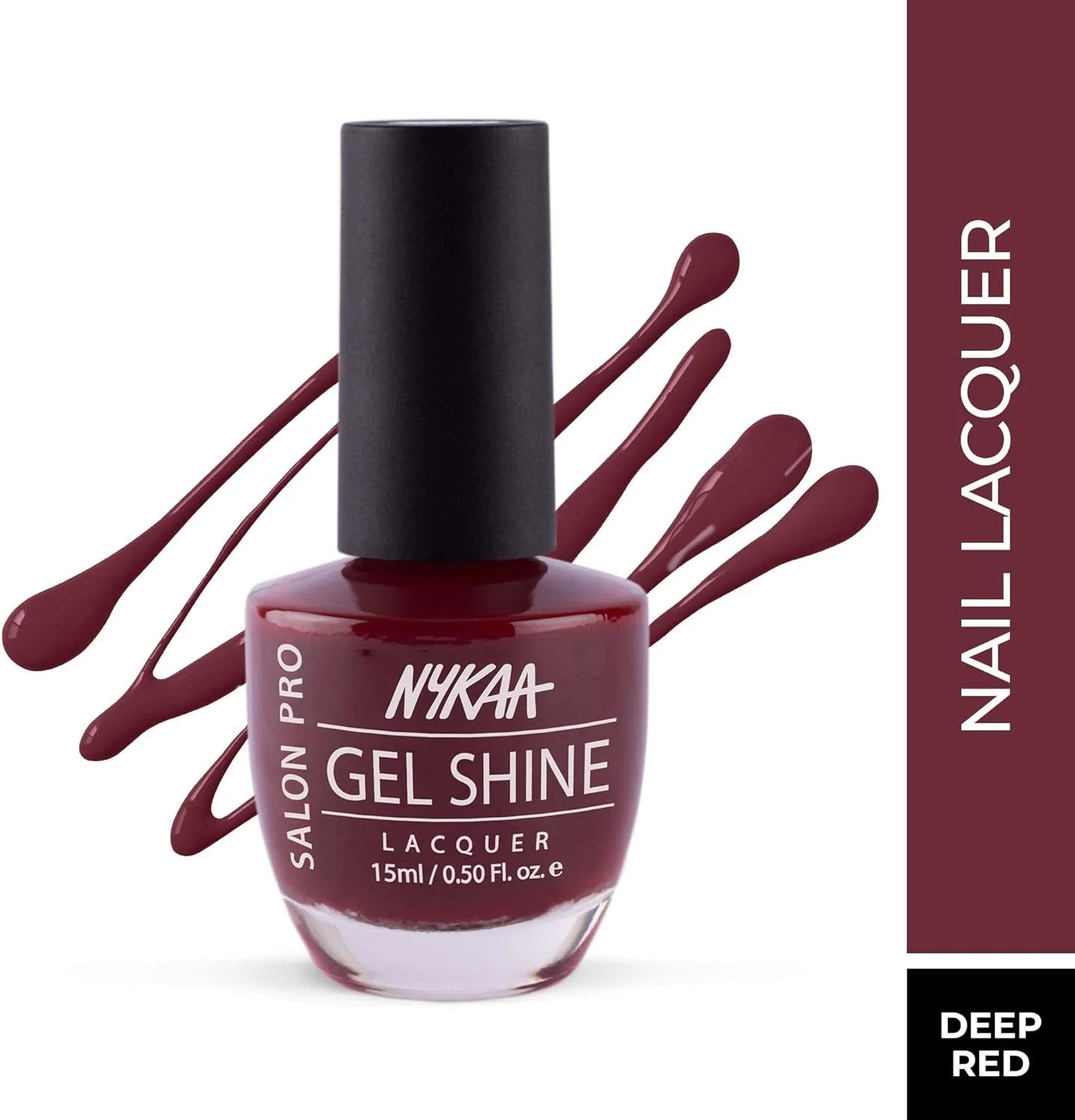 لاک ناخن ژلی براق سالنی نیکه با رنگ ماندگار، رنگدانه غنی و استفاده آسان با یک ضربه (15 میلی لیتر) (ادویه مراکشی 205)