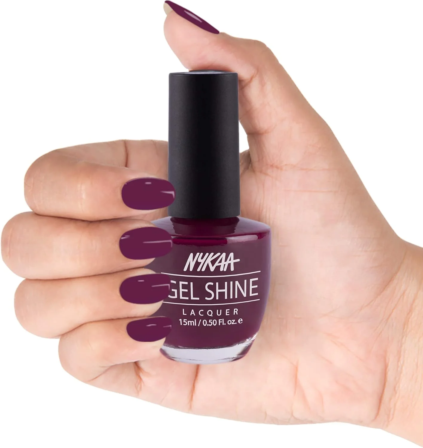 لاک ناخن ژلی براق سالنی نیکاا با رنگ ماندگار، رنگدانه غنی و پوشش یکباره (15 میلی لیتر) (Berlin Nightlife 212)