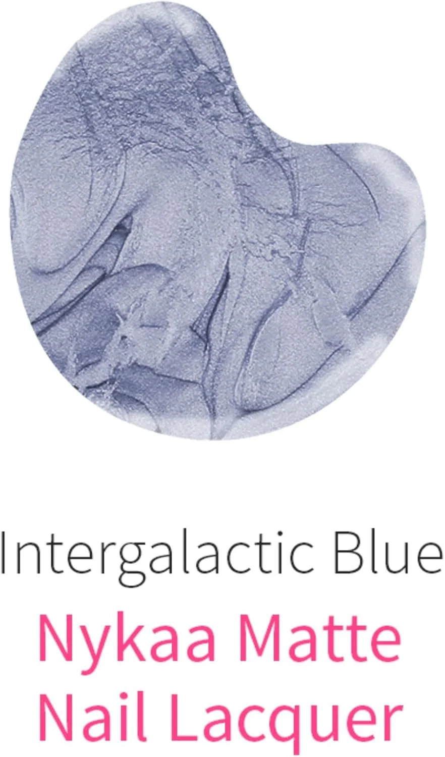 لاک ناخن کروم آینه‌ای نایکا (آبی کهکشانی 161) - رنگ آبی - لاک ناخن با رنگ ماندگار، رنگدانه غنی، استفاده با یک ضربه (9 میلی لیتر)