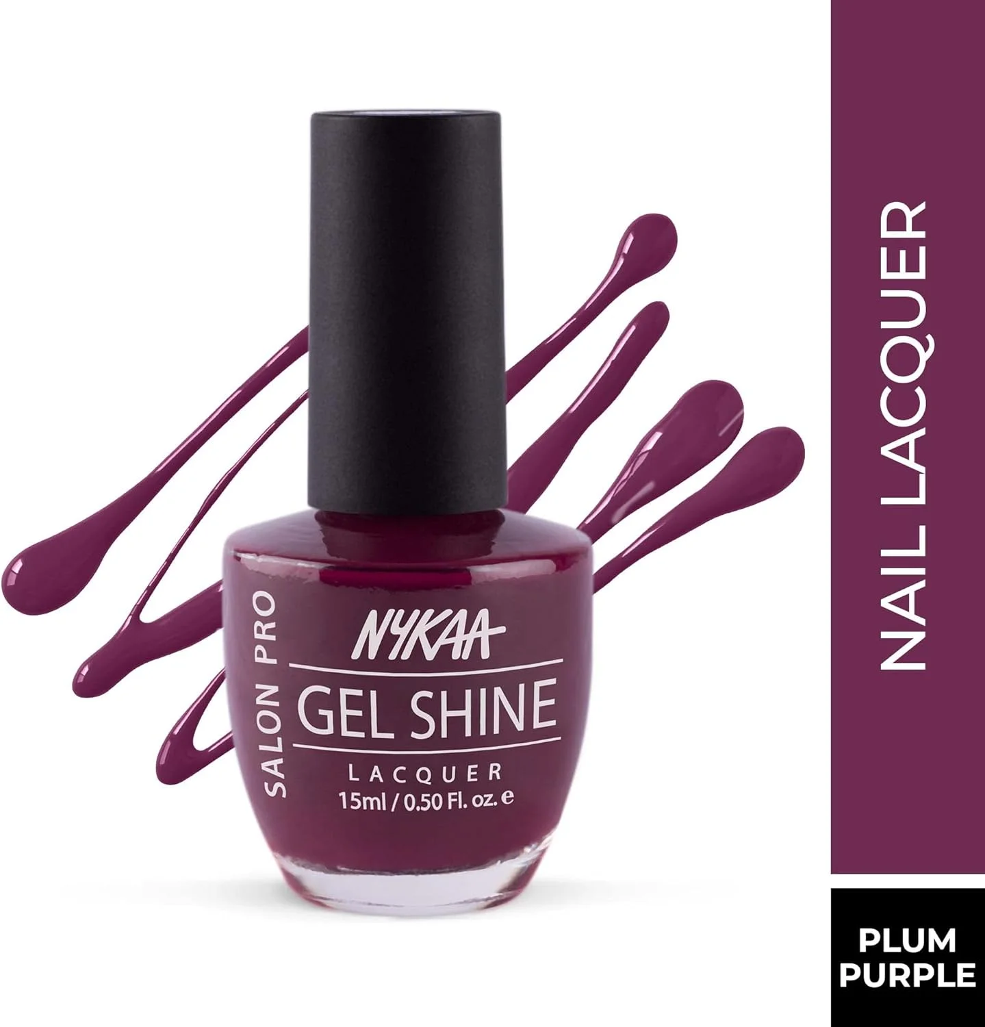 لاک ناخن ژلی براق سالنی نیکاا با رنگ ماندگار، رنگدانه غنی و پوشش یکباره (15 میلی لیتر) (Berlin Nightlife 212)