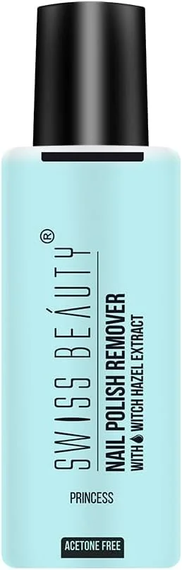 پاک کننده لاک ناخن سوییس بیوتی با عصاره فندق افسونگر، پرنسس، 110 میلی لیتر