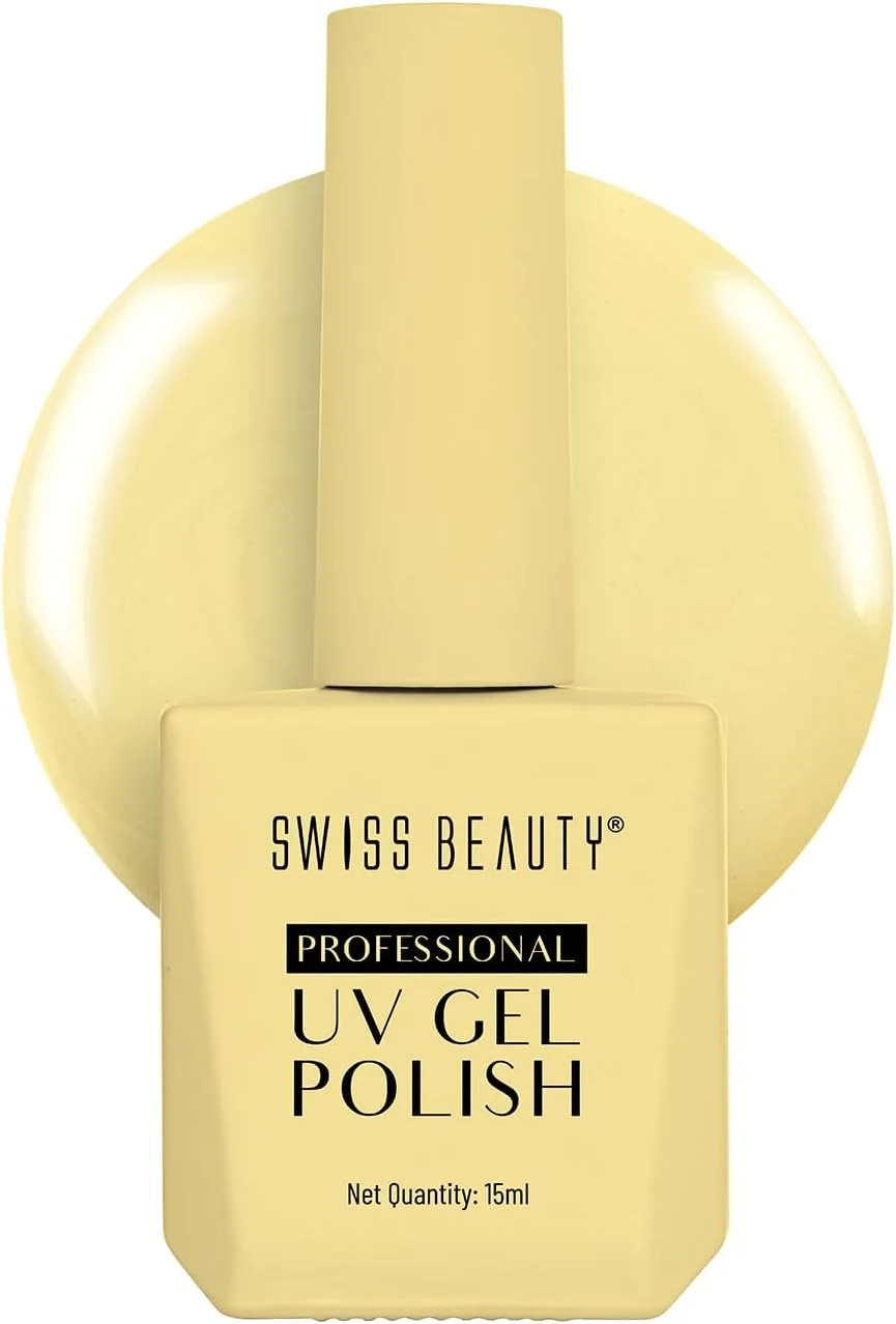 لاک ژل ناخن حرفه ای Swiss Beauty، ماندگاری تا 21 روز، پوشش فوق العاده براق، بدون لب پر شدن، بدون لک شدن، لاک ناخن با خشک شدن سریع، رنگ -19، 15 میلی لیتر