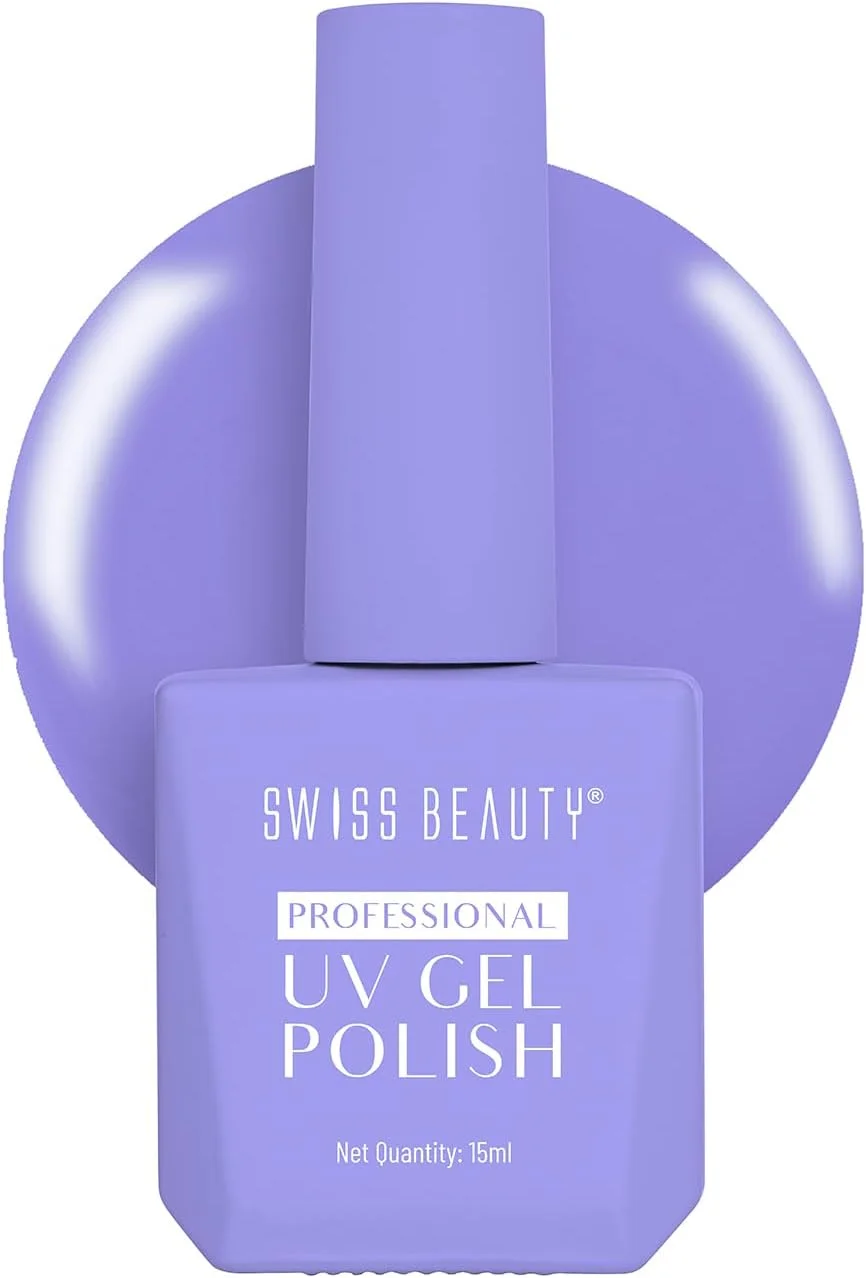 لاک ژل ناخن حرفه ای Swiss Beauty، ماندگاری تا 21 روز، پوشش فوق العاده براق، بدون لب پر شدن، بدون لک شدن، لاک ناخن با خشک شدن سریع، رنگ -17، 15 میلی لیتر