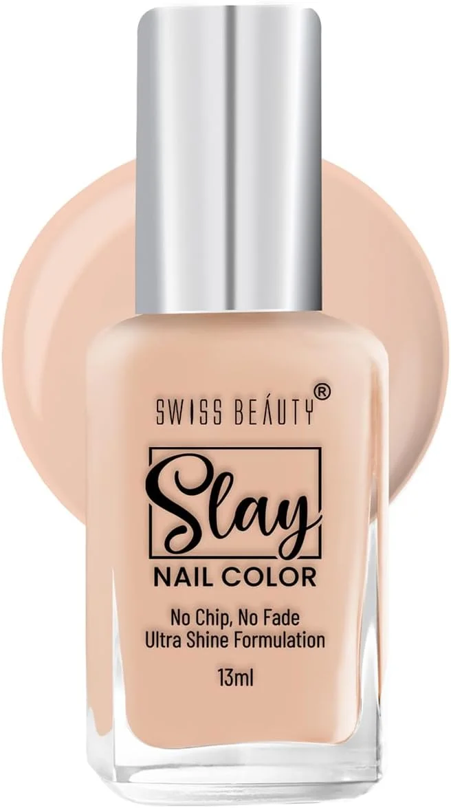 لاک ناخن سوئیس بیوتی اسلی | روکش براق، لاک بادوام | مقاوم در برابر لب پر شدن، لاک خشک شونده سریع | رنگ: رُز، 25 میلی لیتر
