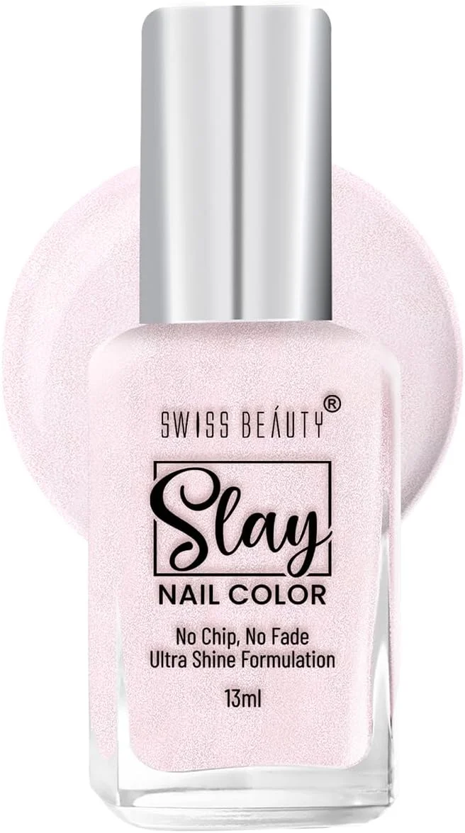 لاک ناخن سوییس بیوتی مدل Slay، فرمولاسیون براق کننده فوق العاده، ماندگاری طولانی، 13 میلی لیتر، رنگ - صورتی فرانسوی