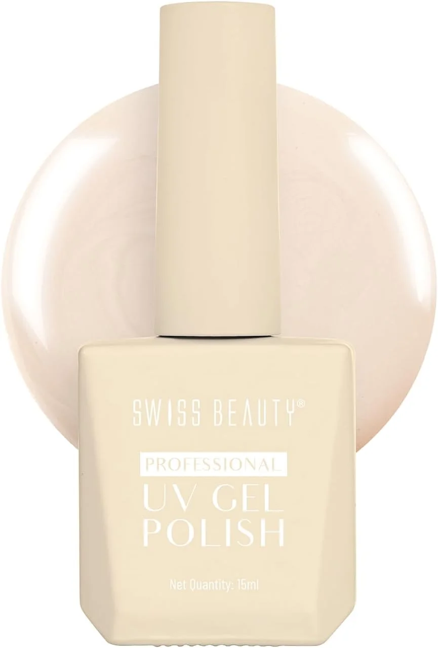 لاک ژل ناخن حرفه ای یو وی سوییس بیوتی، ماندگاری تا 21 روز، پوشش فوق العاده براق، بدون لب پر شدن، بدون لک شدن، لاک ناخن با خشک شدن سریع، رنگ -04، 15 میلی لیتر