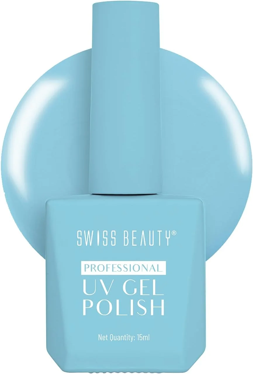 لاک ژل ناخن حرفه ای Swiss Beauty، ماندگاری تا 21 روز، پوشش فوق العاده براق، بدون لب پر شدن، بدون لک شدن، لاک ناخن با خشک شدن سریع، رنگ -14، 15 میلی لیتر