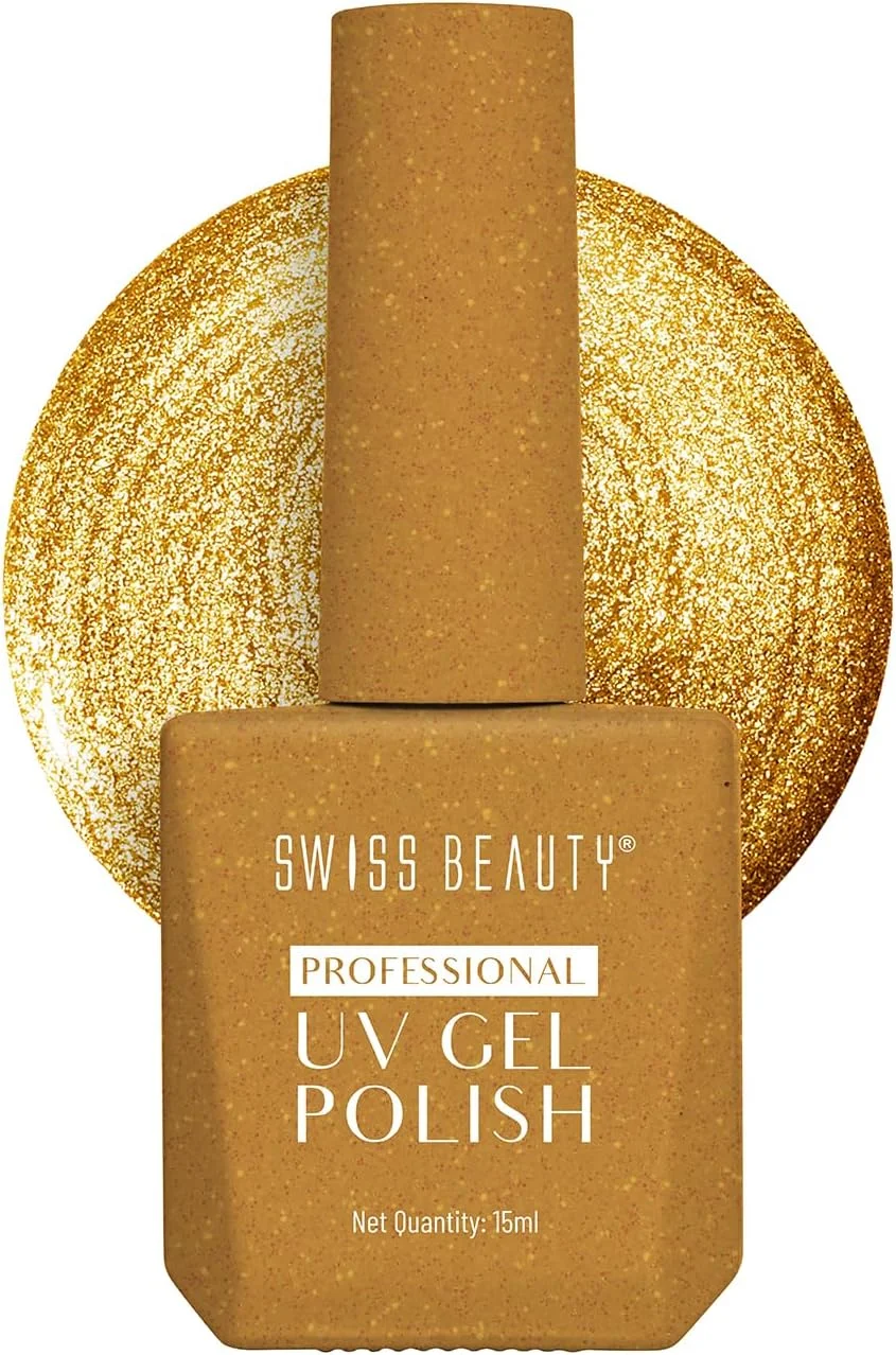لاک ژل ناخن حرفه ای Swiss Beauty، ماندگاری تا 21 روز، پوشش فوق العاده براق، بدون لب پر شدن، بدون لک شدن، لاک ناخن با خشک شدن سریع، رنگ -36، 15 میلی لیتر