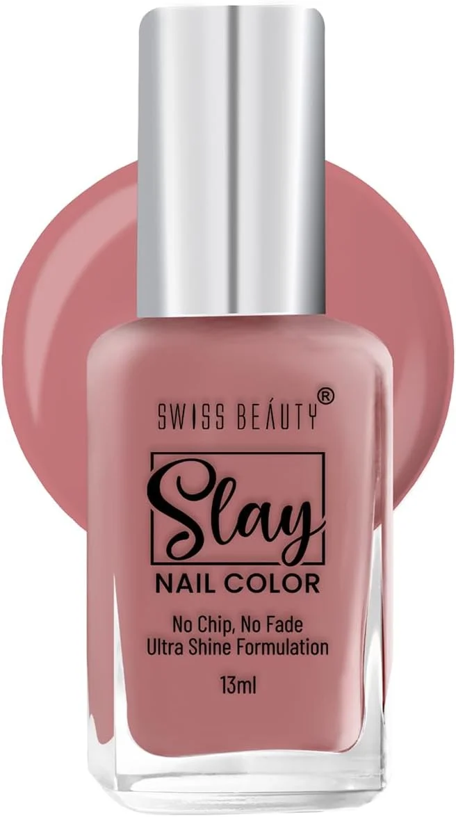 لاک ناخن سوییس بیوتی اسلی | خشک شدن سریع | فرمولاسیون ضد پوسته شدن | لاک ناخن با پوشش براق | رنگ: اسم من ریچ، 13 میلی لیتر