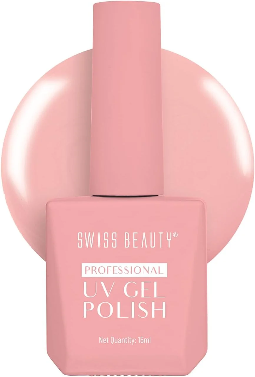 لاک ژل ناخن حرفه ای Swiss Beauty، ماندگاری تا 21 روز، پوشش فوق العاده براق، بدون لب پر شدن، بدون پخش شدن، لاک ناخن با خشک شدن سریع، رنگ -05، 15 میلی لیتر