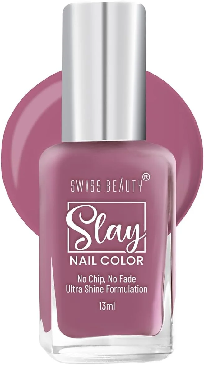 لاک ناخن سوییس بیوتی مدل Slay، فرمولاسیون درخشان، ماندگاری طولانی، 13 میلی لیتر، رنگ - مونیخ