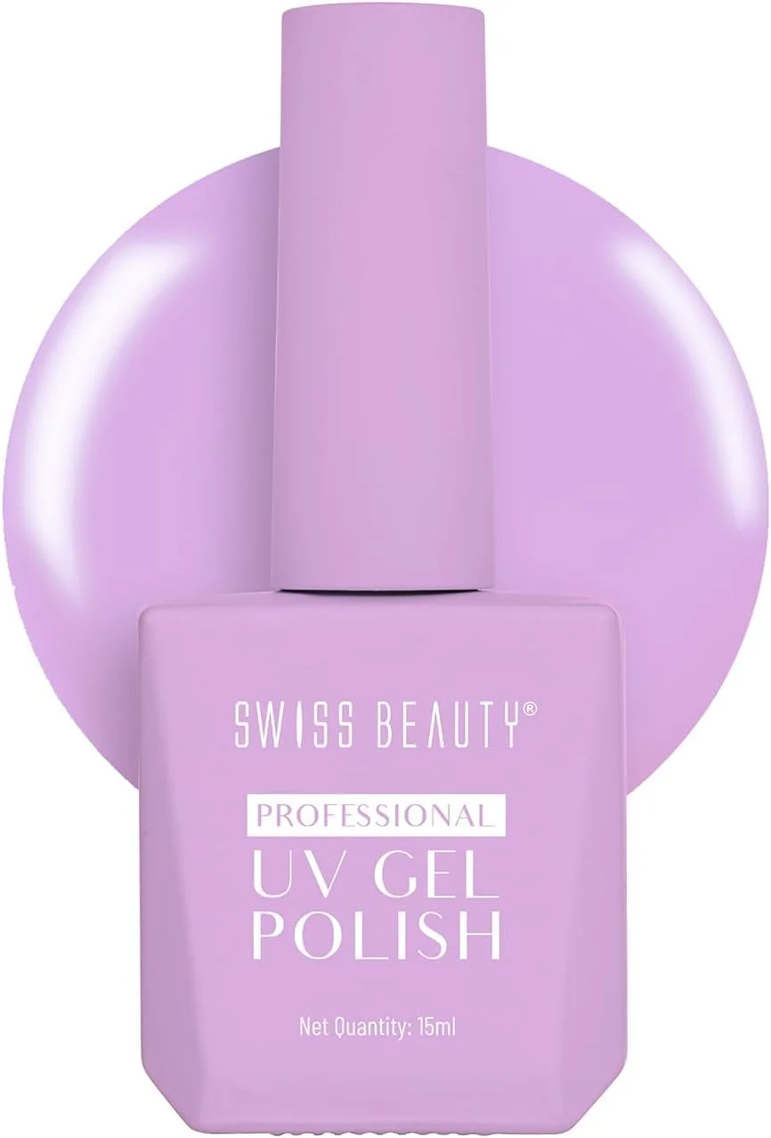 لاک ژل ناخن حرفه ای Swiss Beauty، ماندگاری تا 21 روز، پوشش فوق العاده براق، بدون لب پر شدن، بدون لک شدن، لاک ناخن با خشک شدن سریع، رنگ -16، 15 میلی لیتر