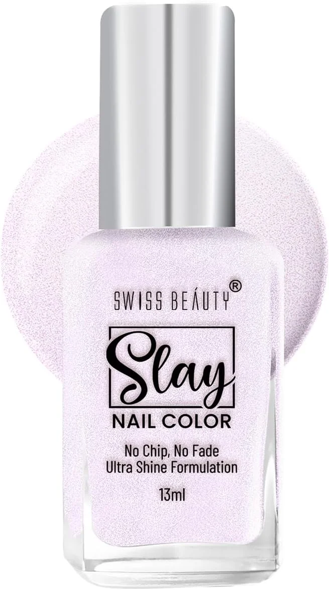 لاک ناخن سوییس بیوتی مدل Slay، فرمولاسیون براق، ماندگاری طولانی، 13 میلی لیتر، رنگ - Drizzle